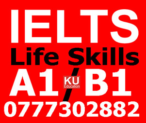 IELTS B1 life skills A1 available in Jaffna -personal classes KU Education Jaffna
